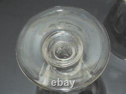 -6 VERRES A EAU CRISTAL LOUIS PHILIPPE XIXe CATON SAINT LOUIS déco TABLE D