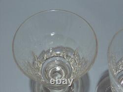 -6 VERRES A EAU CRISTAL LOUIS PHILIPPE XIXe CATON SAINT LOUIS déco TABLE D