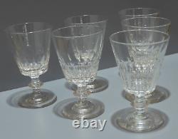 -6 VERRES A EAU CRISTAL LOUIS PHILIPPE XIXe CATON SAINT LOUIS déco TABLE D