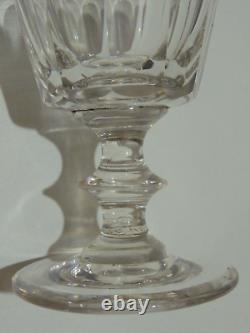 -6 VERRES A EAU CRISTAL LOUIS PHILIPPE XIXe CATON SAINT LOUIS déco TABLE D
