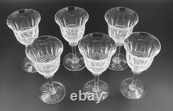 6 VERRES A EAU EN CRISTAL DE SAINT LOUIS MODELE TOMMY H = 18 cm