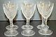 6 Verres A Pieds Cristal Taillé Saint Louis St Louis Odessa 1900 Vin Ht 12 Cm