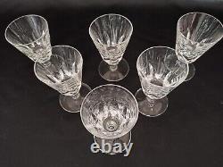 6 VERRES À PORTO EN CRISTAL DE SAINT-LOUIS Modèle JERSEY