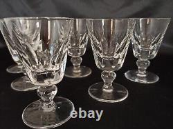 6 VERRES À PORTO EN CRISTAL DE SAINT-LOUIS Modèle JERSEY