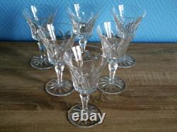 6 Verre à vin en cristal de saint louis du modèle Camargue lot2