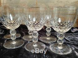 6 Verres A Eau Cristal Saint Louis Modele Orly