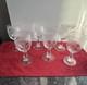 6 Verres A Eau En Cristal Gravé Baccarat Ou St Louis