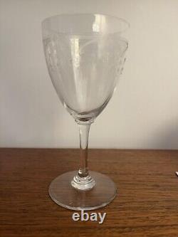 6 Verres À Eau En Cristal Saint-Louis Modèle Manon Non Baccarat