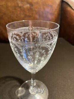 6 Verres À Eau En Cristal Saint-Louis Modèle Manon Non Baccarat