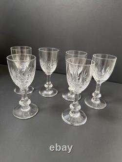 6 Verres À Liqueur En Cristal saint louis Modèle massenet