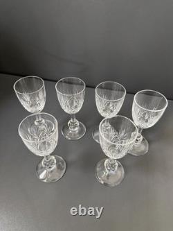 6 Verres À Liqueur En Cristal saint louis Modèle massenet