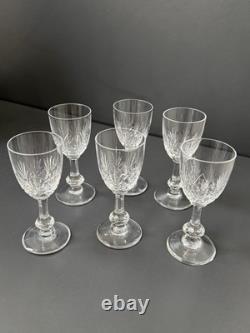 6 Verres À Liqueur En Cristal saint louis Modèle massenet
