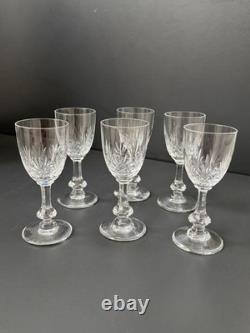6 Verres À Liqueur En Cristal saint louis Modèle massenet