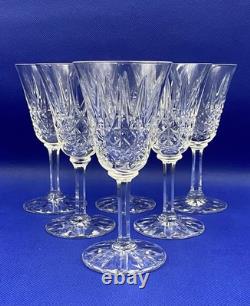6 Verres À Vin Blanc Cristal De Saint-Louis Modèle Tarn Signés Bel État