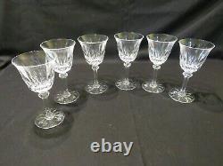 6 Verres A Vin Cristal De Saint Louis Modele Provence Parfait Etat Lot N°1