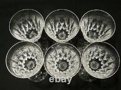 6 Verres A Vin Cristal De Saint Louis Modele Provence Parfait Etat Lot N°1