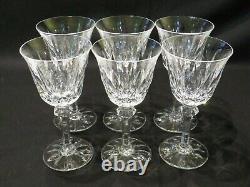 6 Verres A Vin Cristal De Saint Louis Modele Provence Parfait Etat Lot N°1