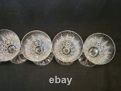 6 Verres À Vin Rouge St Saint Louis Modèle Tarn En Cristal Taillé Signé 16 Cm 6 Verres À Vin Rouge St Saint Louis Modèle Tarn En Cristal Taillé Signé 16 Cm