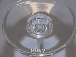 -6 Verres Ballons Estampille Cristal St Louis Modele Aurore Unis Table Fetes D