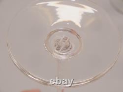 -6 Verres Ballons Estampille Cristal St Louis Modele Aurore Unis Table Fetes D