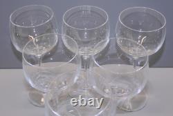 -6 Verres Ballons Estampille Cristal St Louis Modele Aurore Unis Table Fetes D