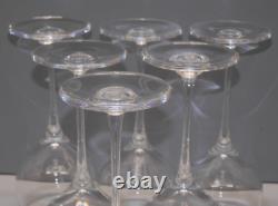 -6 Verres Ballons Estampille Cristal St Louis Modele Aurore Unis Table Fetes D