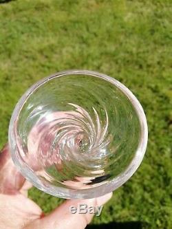 6 Verres Cristal Saint Louis Modèle Cluny Hauteur 9,8 cm