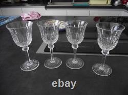 6 Verres En Cristal Saint Louis. Style Tommy