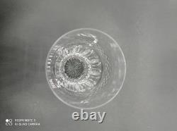 6 Verres Gobelets en Cristal de SAINT-LOUIS modèle TRIANON, H 11 cm, signé