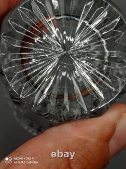 6 Verres Gobelets en Cristal de SAINT-LOUIS modèle TRIANON, H 11 cm, signé
