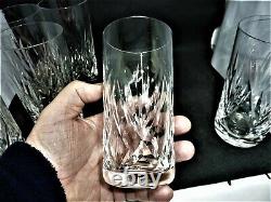 6 Verres Orangeade Saint Louis Estampillés Cristal Crystal Glasses Bleikristall