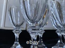 6 Verres à Eau modèle Chambord en cristal de Saint Louis 18cm