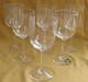 6 Verres à Vin En Cristal De Saint-louis Service Diane Estampillés