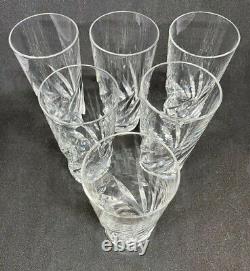 6 Verres/gobelets, cristal St LOUIS, modèle Bidassoa signés, 11.5 cm