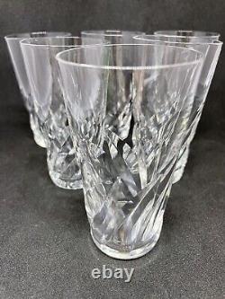 6 Verres/gobelets, cristal St LOUIS, modèle Bidassoa signés, 11.5 cm