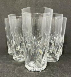 6 Verres/gobelets, cristal St LOUIS, modèle Bidassoa signés, 11.5 cm