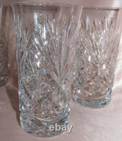 6 Verres gobelets forme américaine cristal taillé Saint-Louis catalogue 1904