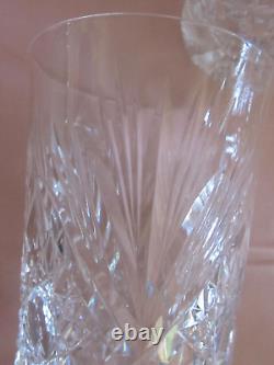 6 Verres gobelets forme américaine cristal taillé Saint-Louis catalogue 1904