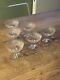 6 Anciennes Coupe à Champagne En Cristal Gravé De Saint Louis Ou Baccarat