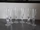 6 Anciennes Flûtes Champagne Cristal Saint Louis Baccarat