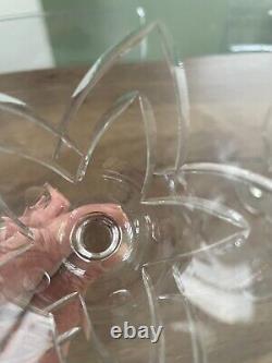 6 anciens verres à eau en cristal de Saint Louis modèle Motta art déco