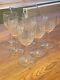 6 Anciens Verres à Eau En Cristal Signés Saint Louis Modèle Vendome