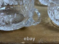 6 coupelles à anse en cristal SAINT LOUIS modèle TOMMY