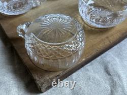 6 coupelles à anse en cristal SAINT LOUIS modèle TOMMY