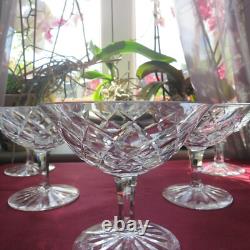 6 coupes a champagne cristal de saint louis modèle ADOUR signé