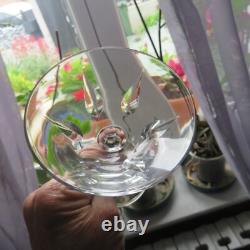 6 coupes à champagne en cristal de saint louis modèle Cerdagne signée