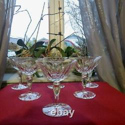 6 coupes a champagne en cristal de saint louis modèle gironde