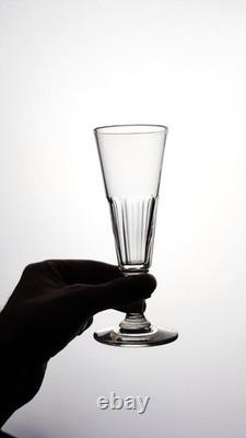 6 flutes à Champagne en cristal de BACCARAT SAINT LOUIS modèle Caton