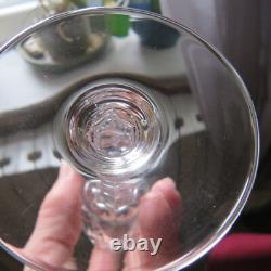 6 flûtes à champagne en cristal saint louis modèle chantilly signée L 2