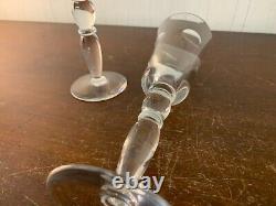 6 flutes à champagne modèle Cosmos en cristal de Saint Louis (prix à la pièce)